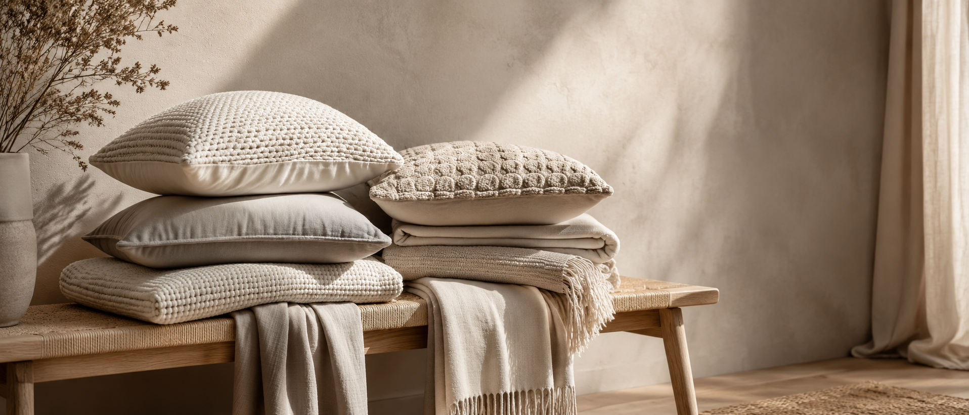 Soft pillows and blankets
